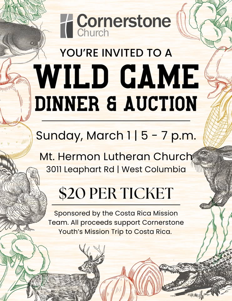Wild Game Dinner and Silent Auction